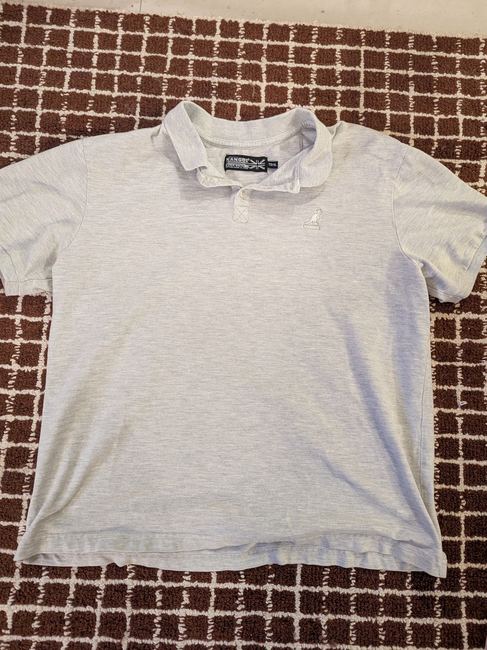 Kangol Boys' Light Gray Polo Shirt